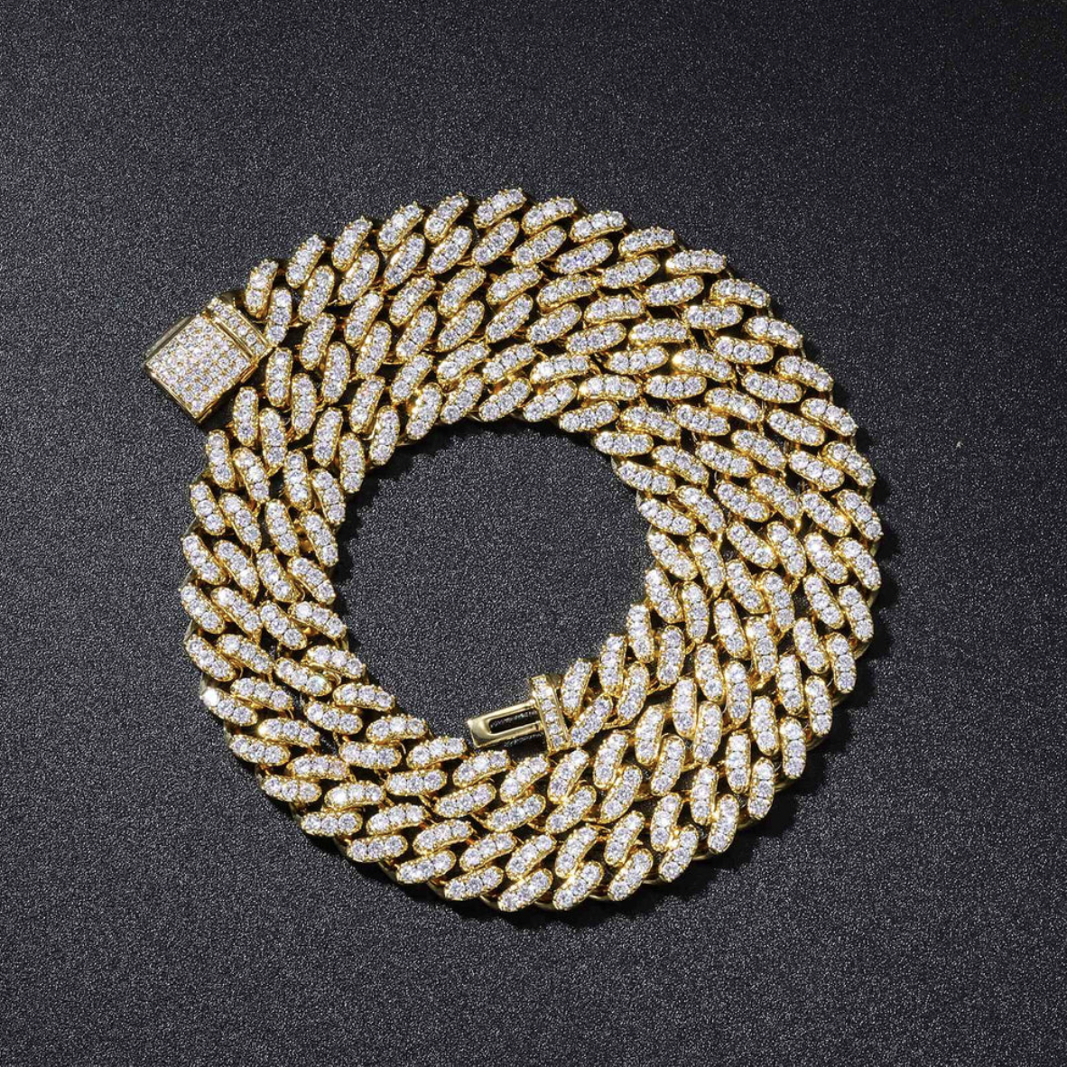 8mm Diamond Cuban Chain