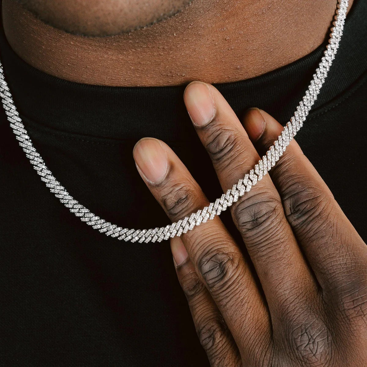 6mm Diamond Cuban Chain